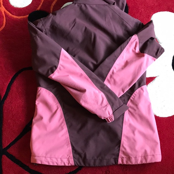 Rei fleeced line waterproof jacket with hood - Picture 4 of 6